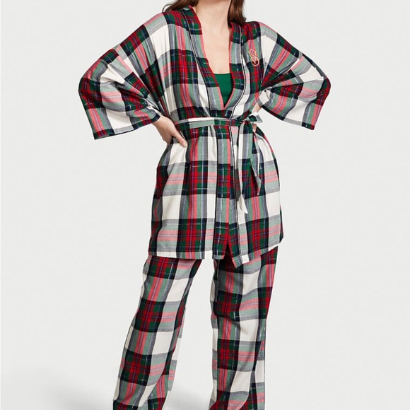 BRAND NEW 3 piece flannel pajamas - Picture 2 of 3